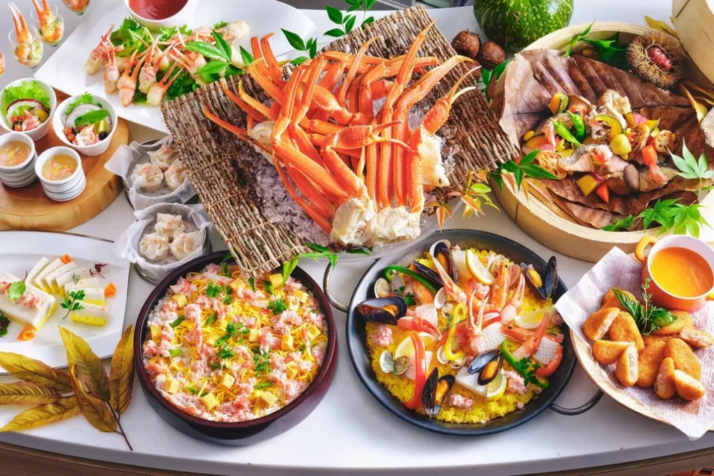 Crab-Focused Buffet at Miyako Hotel Kyoto Hachijō (“Kani-Oshi Buffet”)